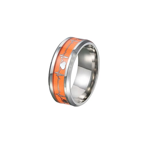 Veemoon 1 Stück Leuchtender Paar Ring innere Arc -Ergonomie atmungsaktiv Stapelbare plattierte Ringe Fingerstimmungsring Unisex-Fingerring Runde Formringe Orange Veemoon 1 Stück Leuchtender Paar Ring innere Arc -Ergonomie atmungsaktiv Stapelbare plattierte Ringe Fingerstimmungsring Unisex-Fingerring Runde Formringe Orange von Veemoon