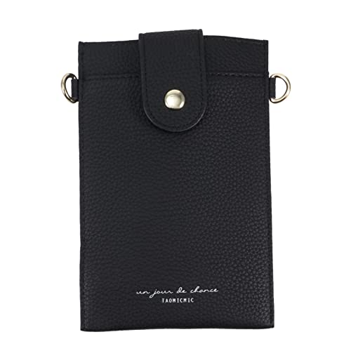 Veemoon PU Straddle Tasche Einfache Verstellbare Umhängetasche für Damen Einzelne Schultertasche mit Knopfdesign für Mobiltelefone und Geldbörsen von Veemoon