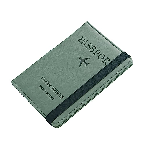 Veemoon 1stück Wallet Pu Multi- Aufbewahrungstasche Für Damen Grün Geeignet Für Reisepass Ausweise Und Für Und Geschäftsreisen von Veemoon