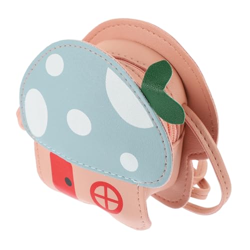 Veemoon Münzbeutel Für Junge Mädchen Mit Cartoon-pilz-Design Umhängetasche Aus Hochwertigem Pu-Material Geldbeutel Zur Aufbewahrung Von Kleingeld Und Kleinigkeiten von Veemoon