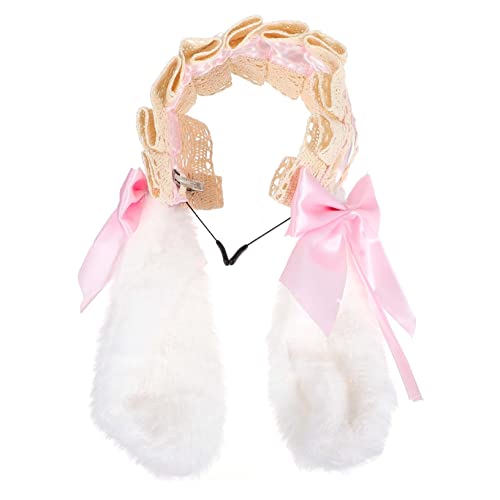 Veemoon 1 Stück Süßes Haarband mit Schleife für Mädchen Lolita Rabbit Ear Hair Accessory Hellrosa für Tägliches Tragen und Besondere Anlässe Veemoon 1 Stück Süßes Haarband mit Schleife für Mädchen Lolita Rabbit Ear Hair Accessory Hellrosa für Tägliches Tragen und Besondere Anlässe von Veemoon