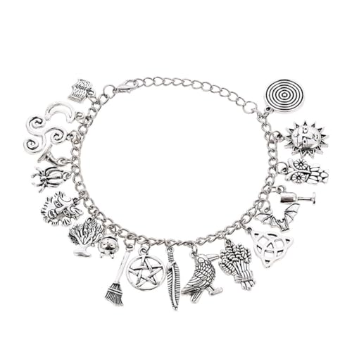 Veemoon 1 Stück Tägliches Tragezubehör Armbänder Multi Unverblasstes Armband Handschmuck Täglicher Armreif Armband Mit Mehreren Elementen Kreativer Handring Legierung von Veemoon