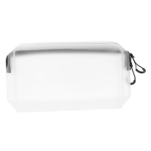 Veemoon 1 Stück Transparente Große Kosmetiktasche Tragbare Reise Organizer für Make Up Toilettenartikel Accessoires für Reisen und Kurztrips aus Strapazierfähigem Material Leicht und von Veemoon