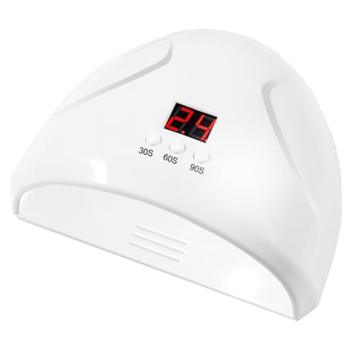Veemoon 1 Stück UV LED Nageltrockner mit Lampen und Smart Sensor Professionelle Maniküre für Gel und UV Nagellack Automatischer Timer Weiß von Veemoon