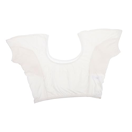 Veemoon 1 Stück Unterarm Schweiß Pads Weste aus Baumwolle Schweißabsorbierende Achselhöhlen Weste für Damen und Herren Antischweißshirt Unsichtbar Xl Weiß von Veemoon