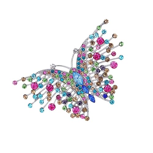 Veemoon Schmetterlings-brosche Vintage Stil Kreative Anstecknadel Für Kleidung Hüte Schals Handtaschen All-match-accessoire Für Frauen Und Männer von Veemoon