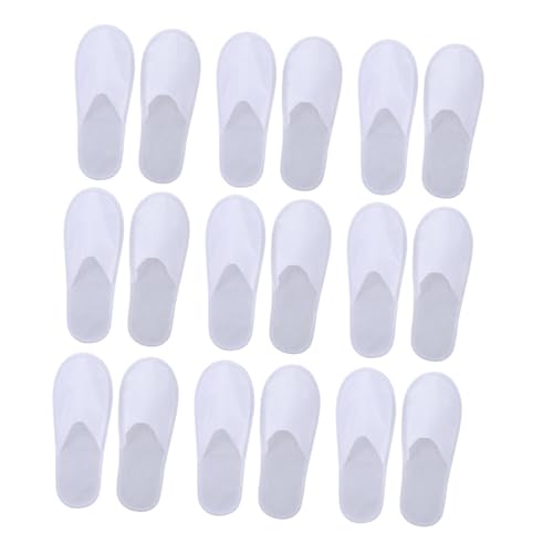 Veemoon 10 Paare Einweg Gästehausschuhe aus Weichem Vliesstoff Rutschfest Extra Hotel Slipper für Salon Spa Reise Herren Damen von Veemoon