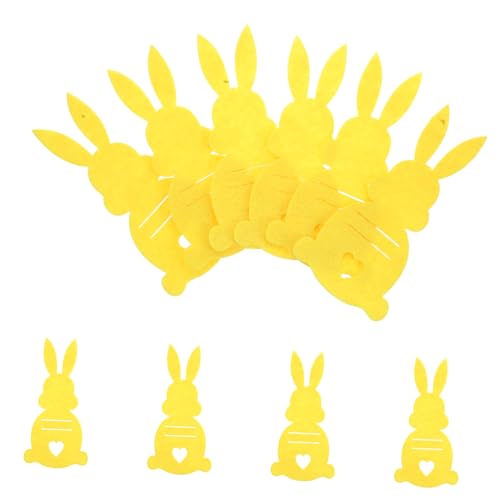 Veemoon 10 Stück Hasen Wechselgeldhalter Karottenform Leckerli Tüten Hasenform Utensilienhalter Besteckhalter Für Ostern Besteckhalter Für Frühling Ostergeschirr Dekorationstuch von Veemoon