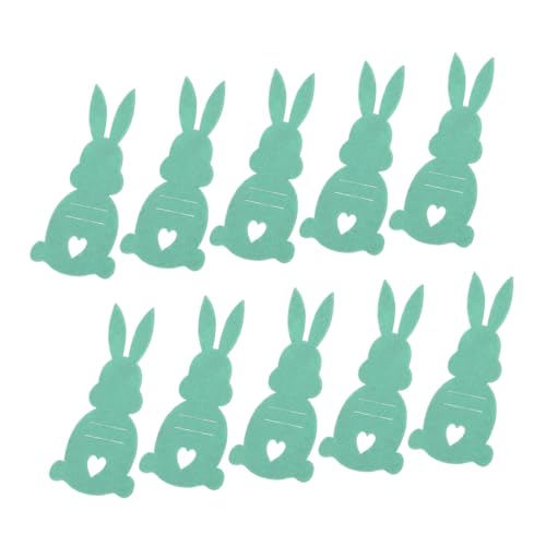 Veemoon 10stücke Bunny Bestecktaschen Einzigartige Osterhasen Geldbeutel Für Tischdekoration Und Frühlingsfeiern Praktischer Besteckhalter Für Besondere Anlässe von Veemoon