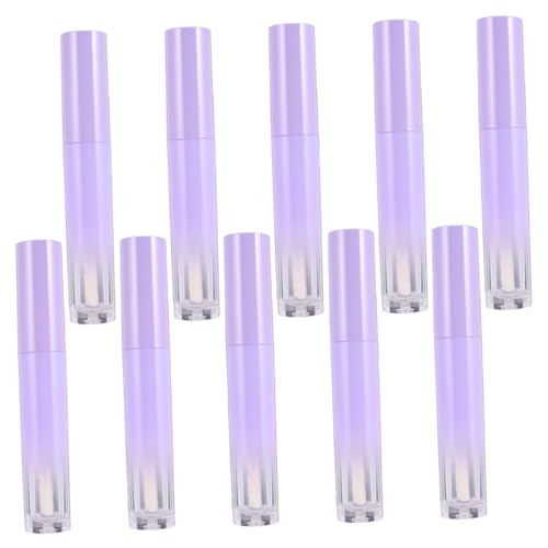 Veemoon 10 Stück Leere Lipgloss Röhrchen Gradient Lip Gloss Behälter für DIY Kosmetik Leicht und Tragbar für Lippenöl und Lippenfarbe von Veemoon