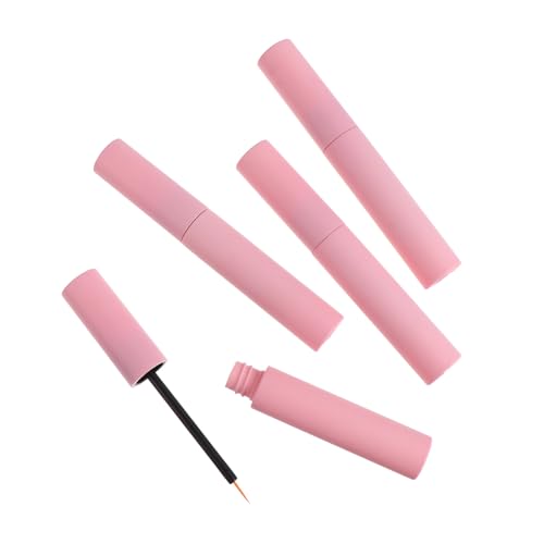Veemoon 10 Stück Leere Mascara Tuben in Zartem Rosa Leichter Eyelash Behälter Tragbare Kosmetikflaschen zum Befüllen für Eyeliner Wimpernserum und Makeup Profis von Veemoon