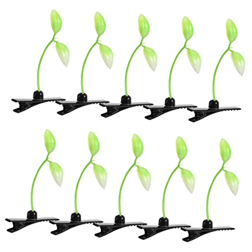 Veemoon 10stücke Haarspange Damen Mädchen Haarnadel Kopfbedeckung Grün Für Zuhause Schule Party Haarnadel von Veemoon