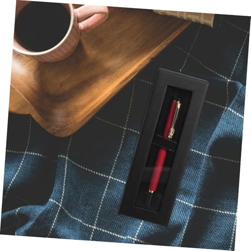 Veemoon 10 Stück Schwarze Geschenkbox für Stifte mit Transparentem Sichtfenster Langlebige Stiftebox als Tragbarer Organizer Schützende Verpackung für Füllfederhalter Stilvolle von Veemoon