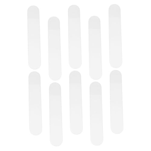 Veemoon 10 Stück Teiliges Federmäppchen Transparent Halbtransparent Stifttasche mit Abgerundeten Ecken Kratzfest Glatte Oberfläche Vielseitiger Stifthalter für Schule Büro von Veemoon