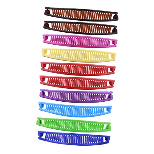 Veemoon 10 Stück Teiliges Haarspangen für Mädchen Bunte Rutschfeste Haarklammern mit Welligem Design Kreative Haarschmuck Accessoires Geeignet für Alltag Party und Schule von Veemoon