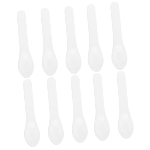 Veemoon 10 Stück Teiliges Kosmetikspatel Langlebigem Kunststoff Multifunktionale Sampling löffel für Cremes und Glatte Oberfläche Leicht Tragbar für Make up und Hautpflege Zuhause oder von Veemoon