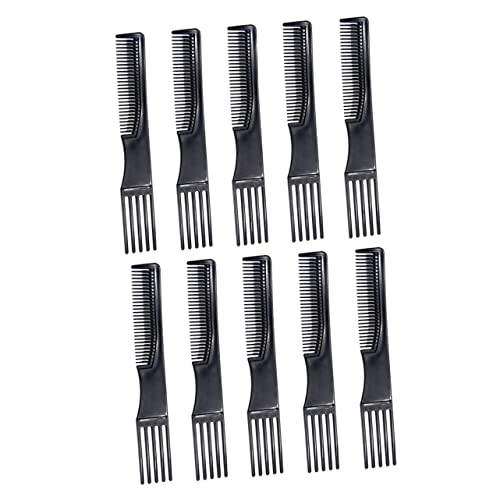 Veemoon 10 Stück Teiliges Langlebiger Plastik Kämme mit Langem Zahn Ergonomischer Griff Robustes Material Vielseitig für Damen und Herren für Friseur und Zuhause Erleichtert Styling und von Veemoon