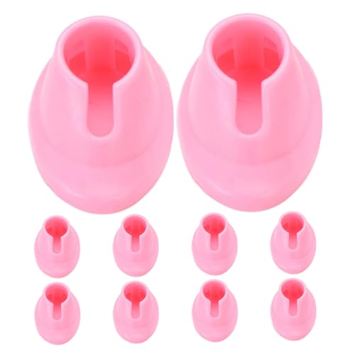 Veemoon 10 Stück Teiliges Nagellackhalter aus Weichem Silikon Anti-verschüttungs-flaschenständer mit Rutschfester Basis für Maniküre Vielseitiger Nagellack Organizer und von Veemoon