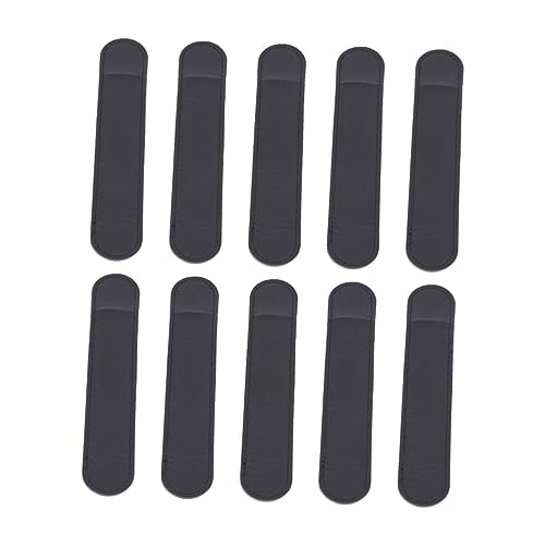 Veemoon 10 Stück Teiliges Pu Leder Etui für Fountain Pen und Stylus Kratzfestes Schutzcover Leichtes Elegantes Federmäppchen für Tablet Touch Stifte Schwarze Aufbewahrungshülle von Veemoon