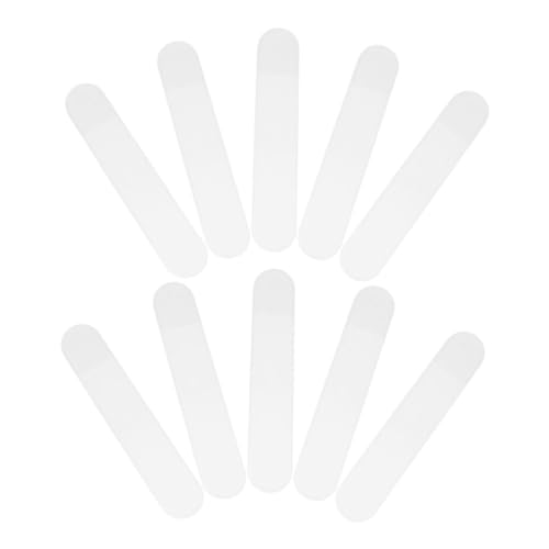 Veemoon 10 Stück Teiliges Transparente Halbmattierte Pen Bags mit Abgerundeten Ecken Kratzfest Vielseitig Einsetzbar für Stifte Schmuck Kosmetik Praktische Aufbewahrung für Schule Büro von Veemoon