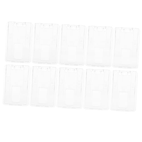 Veemoon 10stücke Ausweishalter Aus Kunststoff Kartenhalter Visitenkartenetui Zum Schutz Von Ausweisen Mitarbeiterkarten Buskarten Etc von Veemoon