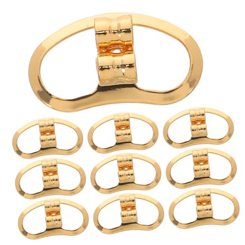 Veemoon 10 Stücke Ohrring-halterungen Für Hängeohrringe Verstellbare Ohrring-verschlüsse Für Schwere Ohrringe Aus Kupfer Sicherer Halt Für Damen Und Mädchen von Veemoon