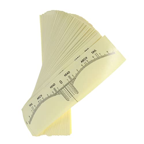 Veemoon 100 Stück Einweg Augenbrauen Aufkleber Haftende Schablonen für Microblading und Augenbrauenformung Präzise Hilfsmittel zur Gestaltung Symmetrischer Augenbrauen von Veemoon