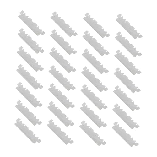 Veemoon 100 Stück Einzelklinge Rasierklingen aus Alte Faltschneider Rasiermesser Klingen für Herren Manuelle Gesichtsrasur Scharf Langlebig und Präzise für Bartpflege und Trimmen von Veemoon