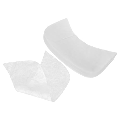 Veemoon 100 Stück Nackenmasken aus Seidenpapier Feuchtigkeitsspendende Nackenabdeckung für Hautpflege Falten Halsmaske zur Verbesserung Hautelastizität und Aufhellung Hautfarbe von Veemoon