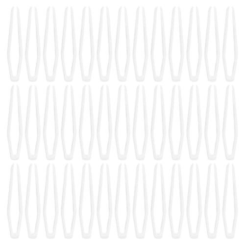 Veemoon 100stücke Kunststoff-pinzettenclips Tragbare Augenlid-klebeband-aufkleber Make-up-pinzette Wimpernzange Hilfsclip Für Kontaktlinsen Doppelte Augenlid-aufkleber von Veemoon