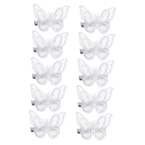 Veemoon 10stücke Spitze Schmetterling Haarspange Frauen Mädchen Haarnadel Clip Haaraccessoires Für Party Hochzeit Geburtstag Veemoon 10stücke Spitze Schmetterling Haarspange Frauen Mädchen Haarnadel Clip Haaraccessoires Für Party Hochzeit Geburtstag von Veemoon