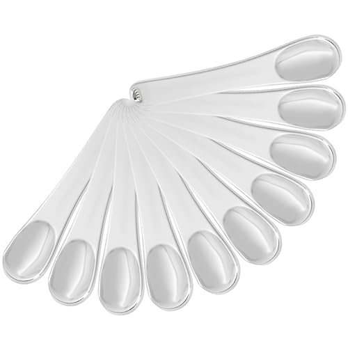 Veemoon Augencreme Stick 10 Stück Metall Gesichtscreme Löffel Kosmetikspatel für Selbstgemacht Hautpflege Hygienisch und Praktisch für von Veemoon