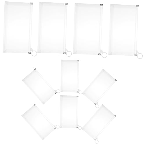 Veemoon Große Kapazität Bleistift Tasche 10 Stück Dekorative Schreibwaren Tasche Reißverschluss Stifte Organizer für Büro Schule Studenten von Veemoon