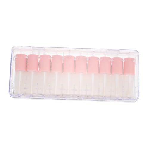 Veemoon 10stücke Sichtbare Lip-glaze-flaschen Aus Leere Lip Gloss Tubes Für Diy Kompakt Und Tragbar Für Reisen Und Tägliches Üben von Veemoon