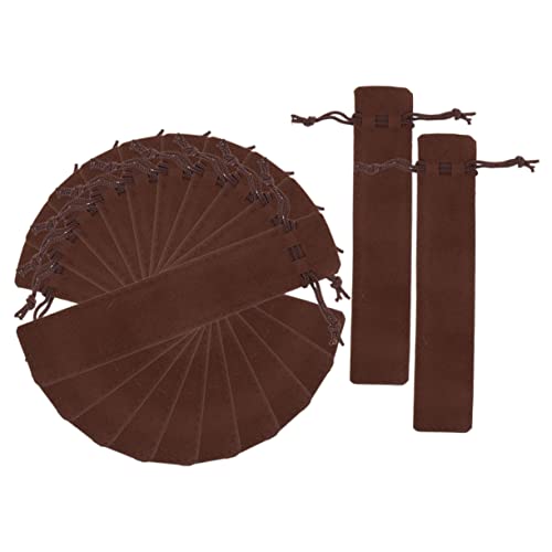 Veemoon 12stücke Teiliges Tragbarer Stift-Organizer Mit Großem Fassungsvermögen Strapazierfähige Dicke Stifttasche Mit Kordelzug Für Stifte Und Bleistifte Für Büro Und Unterwegs von Veemoon