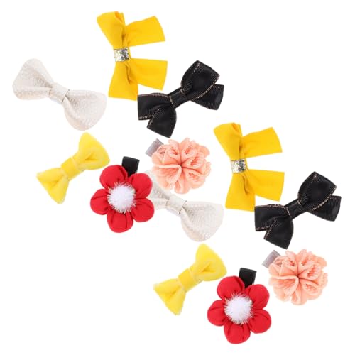 Veemoon 12 Stück Teiliges Haarschmuck für Mädchen mit Bunten Metall Haarspangen Süße Blumen und Schleifen Designs Langlebig Rutschfest und Vielseitig für Alltag Festtage und Partys von Veemoon