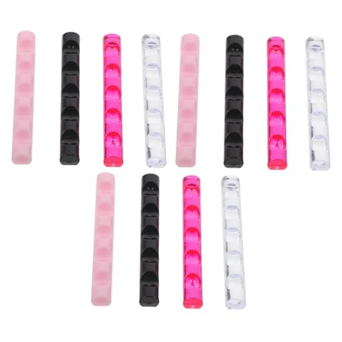 Veemoon 12 Stück Teiliges Nagelpinsel Organizer mit Steckplätzen Tragbarer Nagelkunst Stifthalter für Make Up Pinsel Maniküre und Zeichenstifte Multifunktionales Kosmetik und von Veemoon