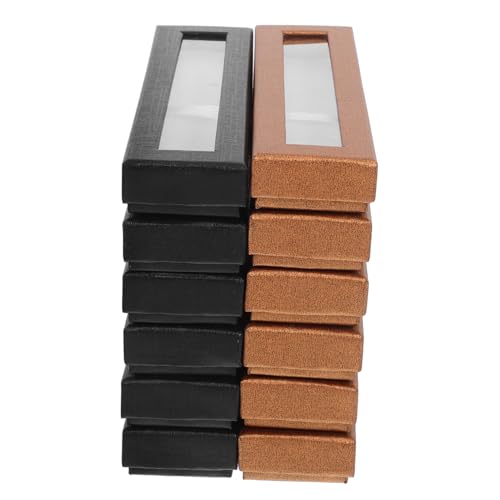 Veemoon 12 Stück Teiliges Stifteetui aus Papier mit Transparentem Deckel Einzelner Stifthalter aus Robustem Karton Platzsparend Stilvolle Stiftaufbewahrung für Geschenke Büro Schule Veemoon 12 Stück Teiliges Stifteetui aus Papier mit Transparentem Deckel Einzelner Stifthalter aus Robustem Karton Platzsparend Stilvolle Stiftaufbewahrung für Geschenke Büro Schule von Veemoon