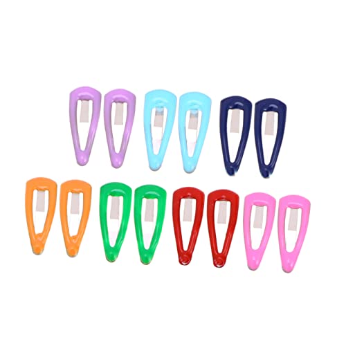 Veemoon 14 Stück Mini Wassertröpfchen Haarspangen Metall Haarklammern für Mädchen Zufällige Farben Stylische Bobby Pins für Haarschnitt Zufällige Farbe Zufällige Farbe von Veemoon
