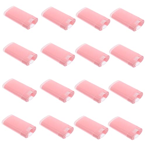 Veemoon 15 Stück Teiliges Leere Lippenbalsam Behälter Oval Geformte DIY Lipgloss Tubes Kompakt Auslaufsicher Tragbar für Damen für Make Up Aufbewahrung und Reisegebrauch von Veemoon