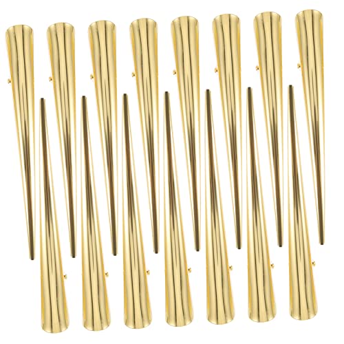 Veemoon 15stücke Krokodilklemmen Für Damen Metall Haarspangen Flach Haarschmuck Haarstyling Zubehör Mit Zähnen Für Glatte Lockige Frisuren von Veemoon