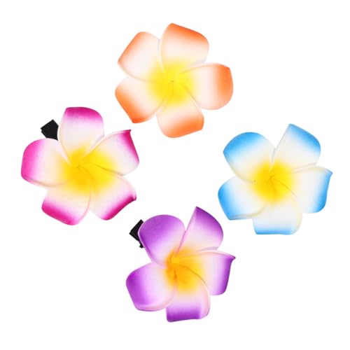 Veemoon 18 Stück Plumeria Haarspangen Hawaiianische Blumen Haarclips Künstliche Blumen Für Haarschmuck Für Strandpartys Und Hochzeiten Zufällige Farben von Veemoon