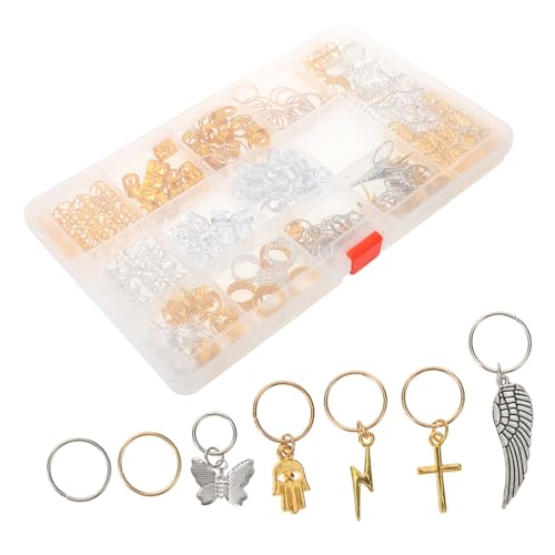 Veemoon 185 Stück Dreadlock Haarschmuck Set Dreadlocks Zubehör mit Dekorativen Haarringen und Accessoires für Partys Hochzeiten und Besondere Anlässe Veemoon 185 Stück Dreadlock Haarschmuck Set Dreadlocks Zubehör mit Dekorativen Haarringen und Accessoires für Partys Hochzeiten und Besondere Anlässe von Veemoon