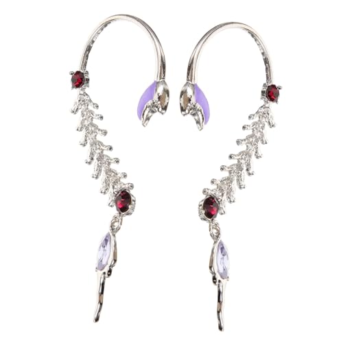 Veemoon 1Paar Ohrringe Für Frauen Vintage Schlangen Ohrkletterer Extravaganter Ohrclip Raupenohrringe Ohrschmuck Für Ohrclips Ohrkletterer Veemoon 1Paar Ohrringe Für Frauen Vintage Schlangen Ohrkletterer Extravaganter Ohrclip Raupenohrringe Ohrschmuck Für Ohrclips Ohrkletterer von Veemoon