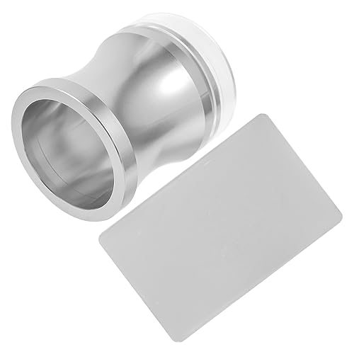Veemoon 1Satz Stamper Kit mit Silikonstempel und Scraper für Nagelkunst für Maniküre zu Hause Salon Stempel Scraper von Veemoon