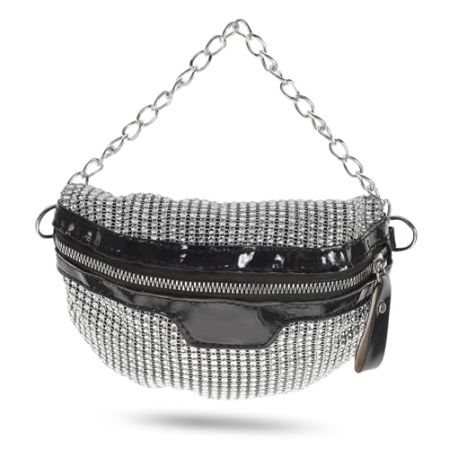 Veemoon Stylische Crossbody Brusttasche Aus Pu Mit Kartenfächer Modische Hüfttasche Für Damen in Schwarz Praktisch Und Langlebig Für Reisen Und Alltag von Veemoon