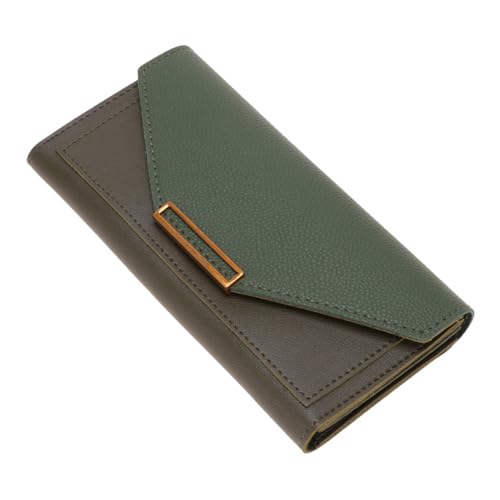 Veemoon 1Stück Damen Geldbörse Retro PU Handtasche Multifunktionale Brieftasche mit Mehreren Fächern Große Kapazität Kompakte für Reisen von Veemoon