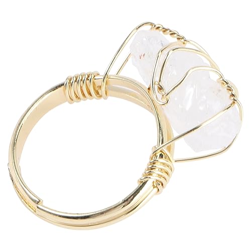 Veemoon Verstellbarer Fingerring Aus Natürlichem Modischer Schmuckring Mit Kreativem Design Angenehm Zu Tragen Für Viele Gelegenheiten von Veemoon