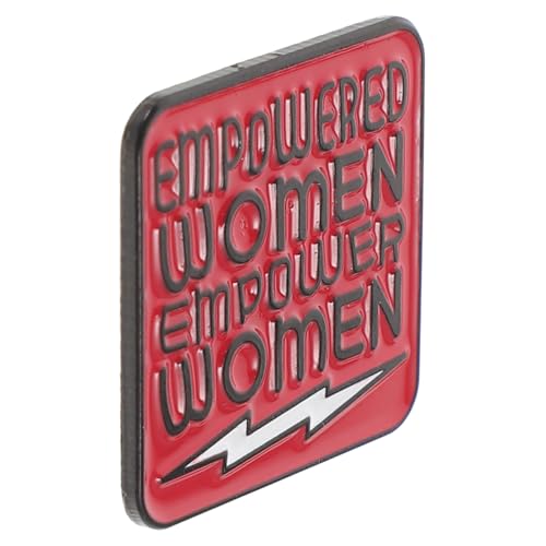 Veemoon 1Stück Feminismus Brosche für Frauen Kreative Anstecknadel mit Modisches Design für Kleidung Taschen Rucksäcke Hüte Einzigartiger Tropfenöl Perfektes von Veemoon