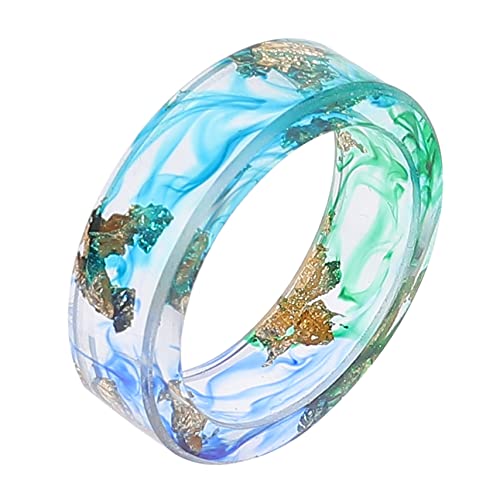 Veemoon 1Stück Handgemachter Goldfolien Harzring Exquisites für Selbstporträts Kostümdeko Festliche Anlässe Einzigartiges Design für Stilvolle Veemoon 1Stück Handgemachter Goldfolien Harzring Exquisites für Selbstporträts Kostümdeko Festliche Anlässe Einzigartiges Design für Stilvolle von Veemoon